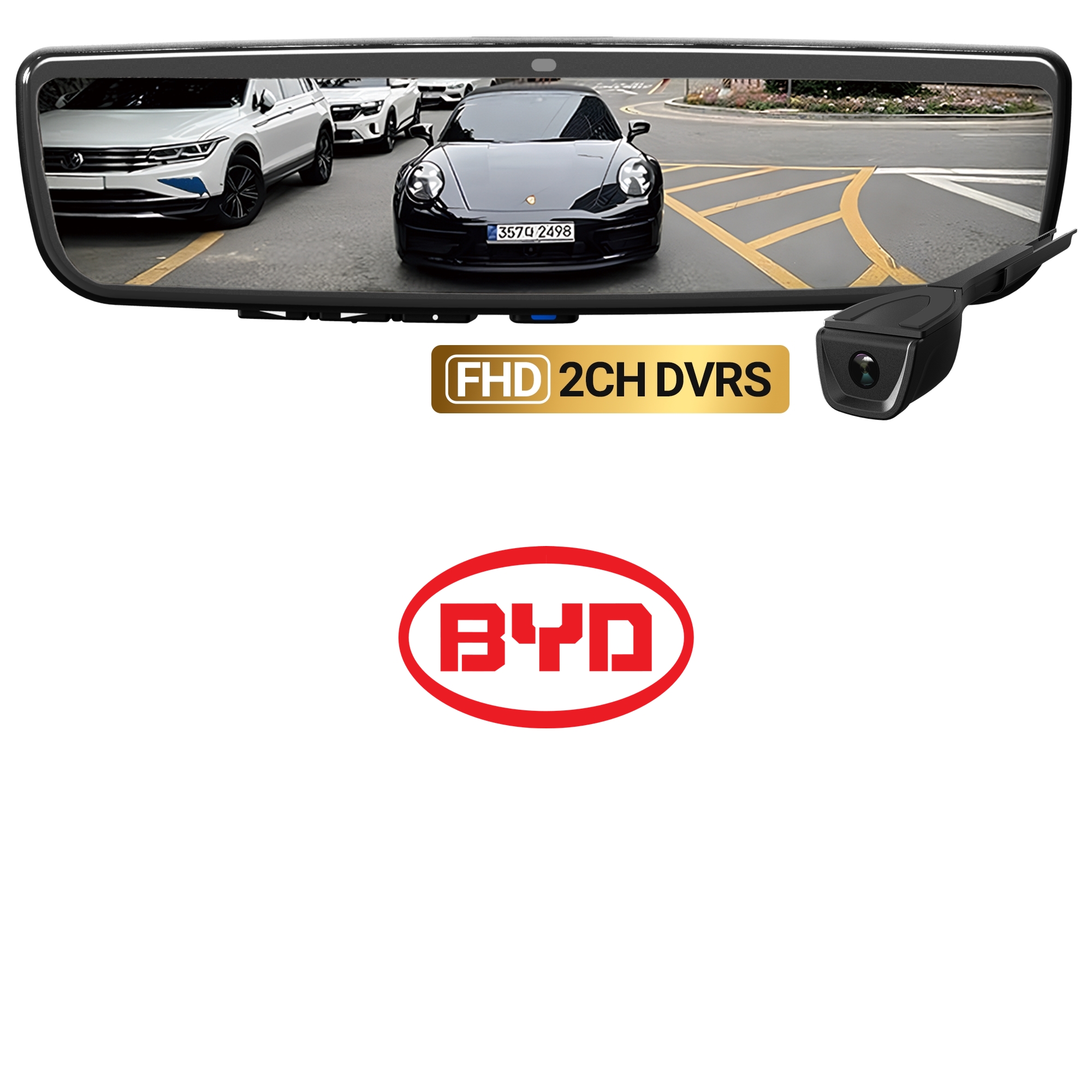 OT-DCM PRO 3.0 블랙박스 기능 내장형 디지털 룸미러 이미지